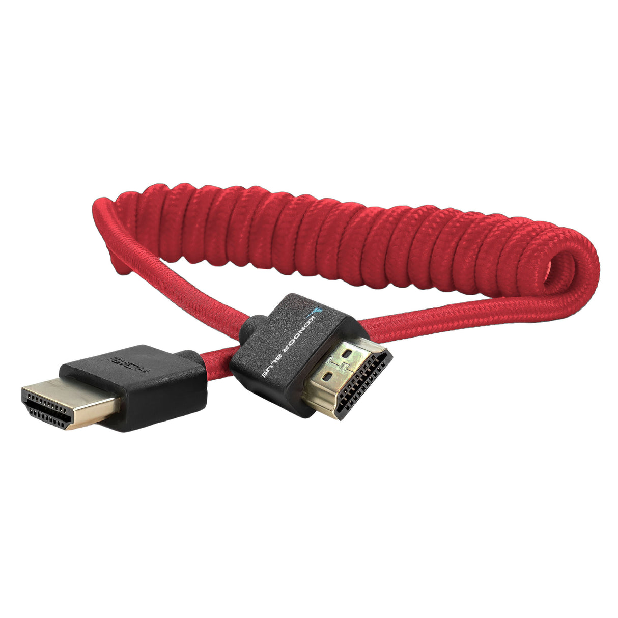 Full HDMI Cable for On-Camera Monitors 12"-24" Braided Coiled