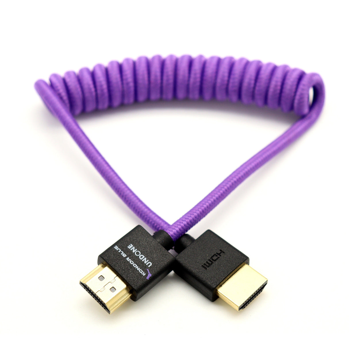 Gerald Undone MK2 Full HDMI Cable 12"-24" Coiled (Purple)