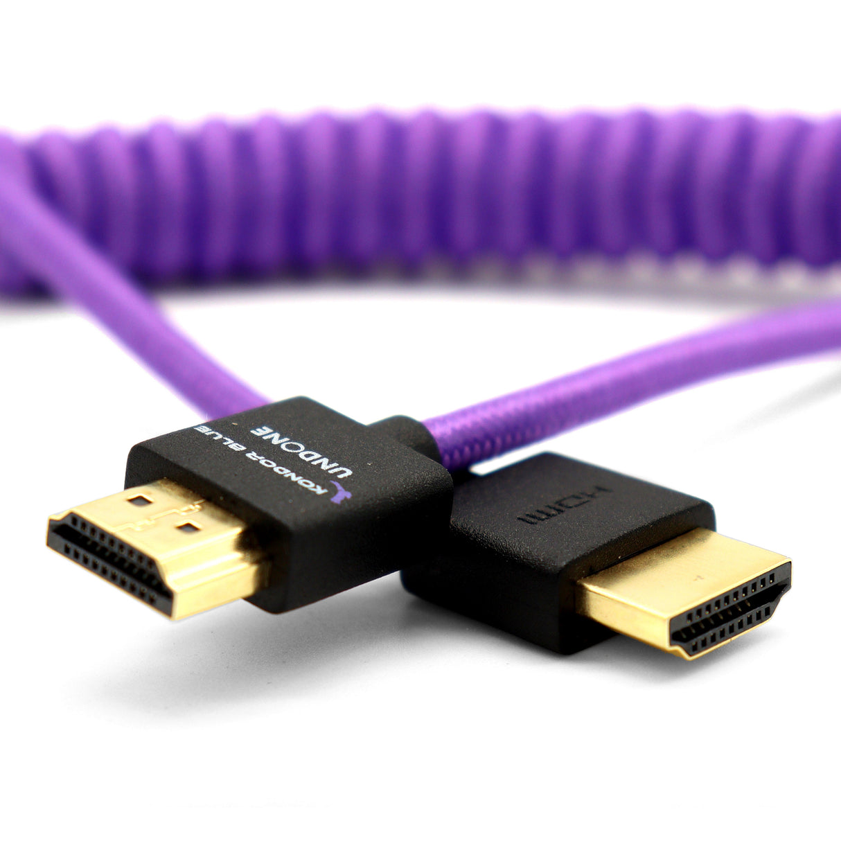 Gerald Undone MK2 Full HDMI Cable 12"-24" Coiled (Purple)