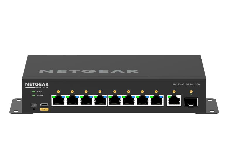 NETGEAR 10PT M4250-9G1F-POE+ Managed Switch