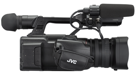 JVC Handheld 4K Connected Camcorder 20x Optical Zoom  with KA-MC100G Adapter for PreRes Recording