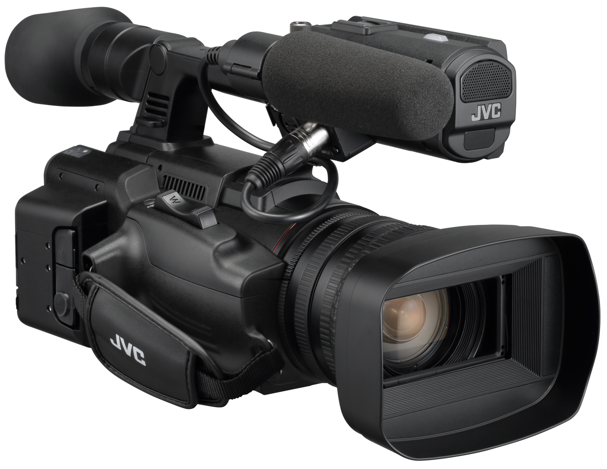 JVC Handheld 4K Connected Camcorder 20x Optical Zoom  with KA-MC100G Adapter for PreRes Recording