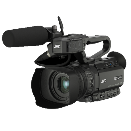 JVC GY-HM250SP Compact Handheld Camcorder with Integrated 12x Lens & Sports Overlays