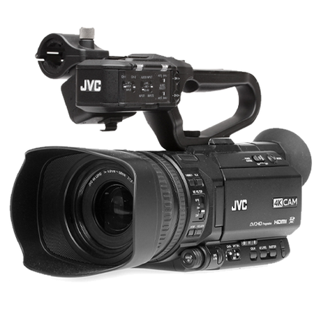 JVC GY-HM250SP Compact Handheld Camcorder with Integrated 12x Lens & Sports Overlays