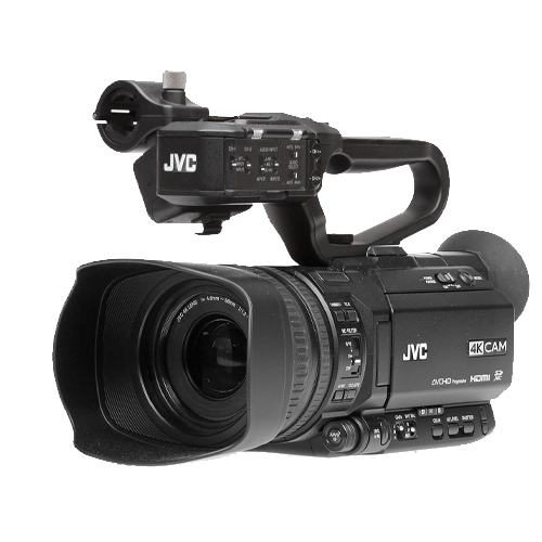 JVC GY-HM250U 4KCam Compact Handheld Camcorder with Integrated 12x Lens