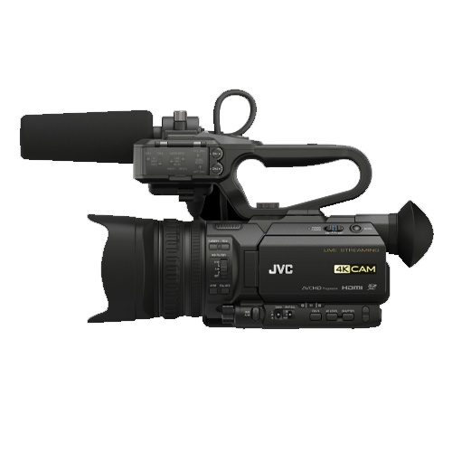 JVC GY-HM250U 4KCam Compact Handheld Camcorder with Integrated 12x Lens