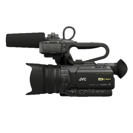 JVC GY-HM250U 4KCam Compact Handheld Camcorder with Integrated 12x Lens