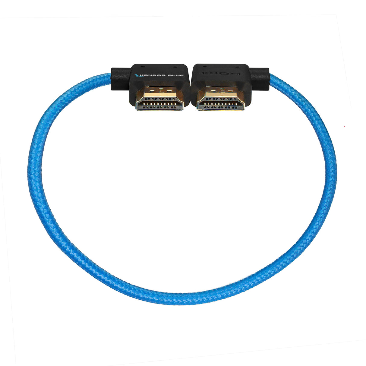 12” Right Angle to Left Angle Full HDMI Straight Cable