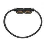 12” Right Angle to Left Angle Full HDMI Straight Cable