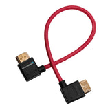 12” Right Angle to Left Angle Full HDMI Straight Cable