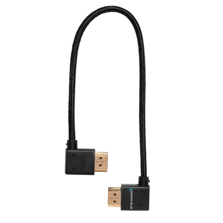 12” Right Angle to Left Angle Full HDMI Straight Cable