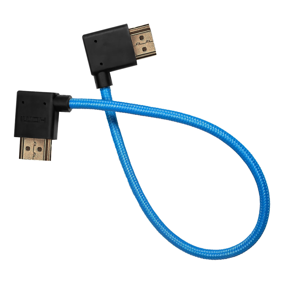 12” Right Angle to Left Angle Full HDMI Straight Cable