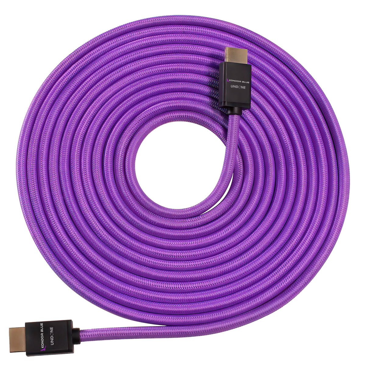 Gerald Undone 15 FT Full HDMI Cable 4K 30HZ (Purple)