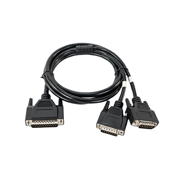 DB25 Male to Dual DB15 Male Tally Cable