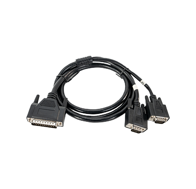 DB25 Male to Dual HDB15 Male Tally Cable