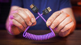 Gerald Undone MK2 Full HDMI Cable 12"-24" Coiled (Purple)