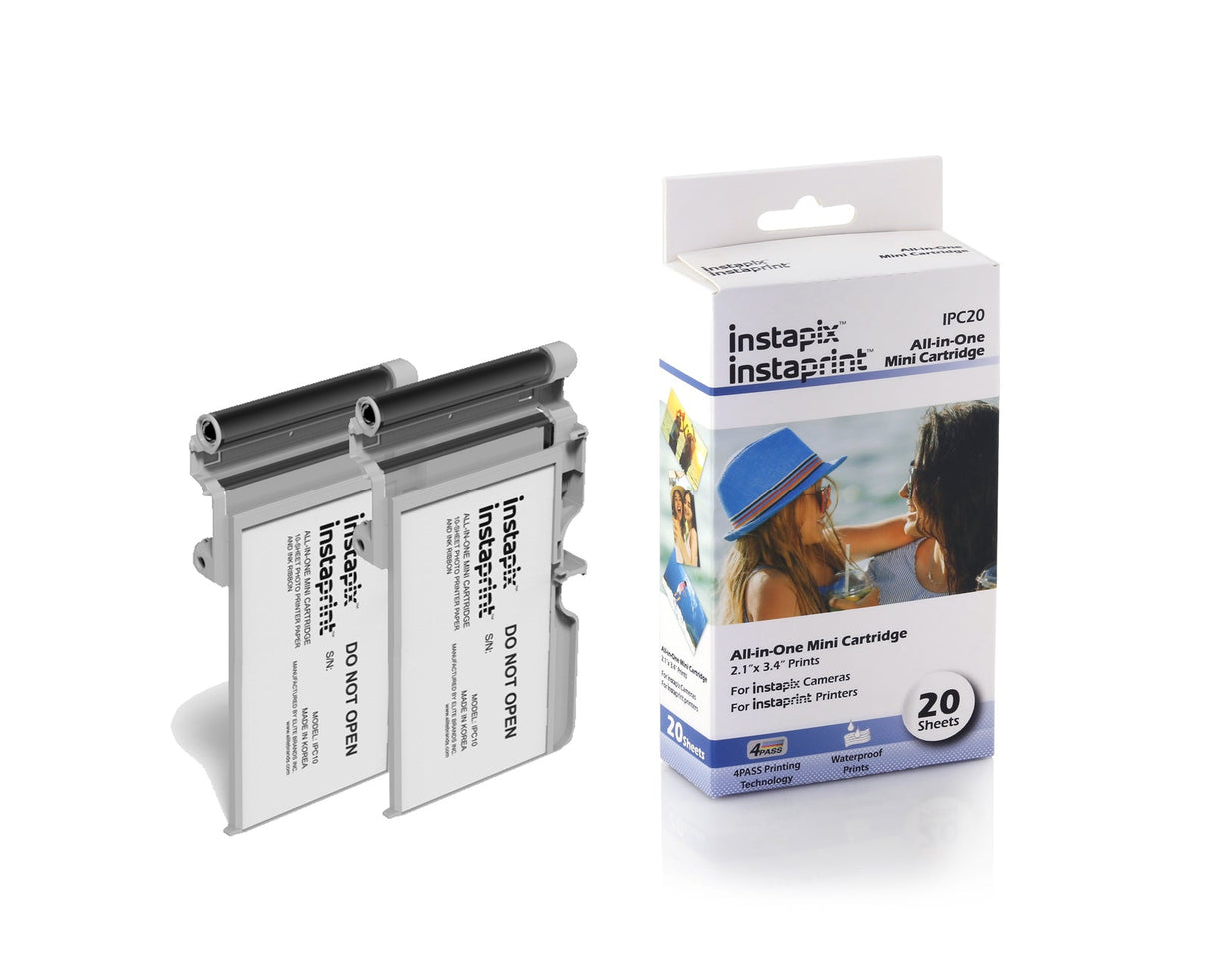 IPC20 - 2 Pack of IPC10 Mini Cartridges for instapix™ Cameras