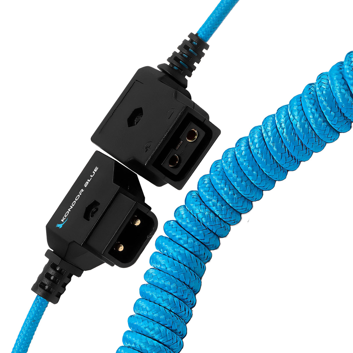 D-Tap Extension Male to Female Coiled Cable