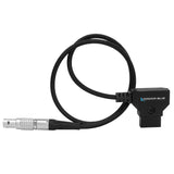 D-Tap to LEMO 2 Pin 0B Male Power Cable for Z CAM, SmallHD, Teradek