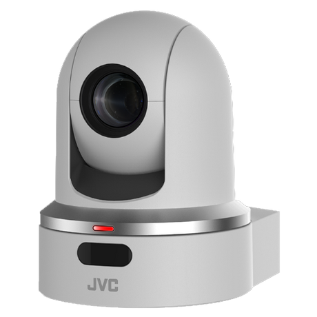 JVC KY-PZ100 Robotic 30x Zoom PTZ Network Video Production Camera (White)