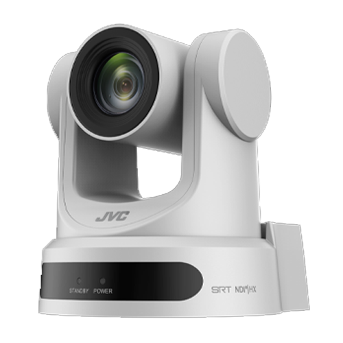 JVC KY-PZ200N HD 20x Zoom PTZ Remote Camera with NDI|HX (White)