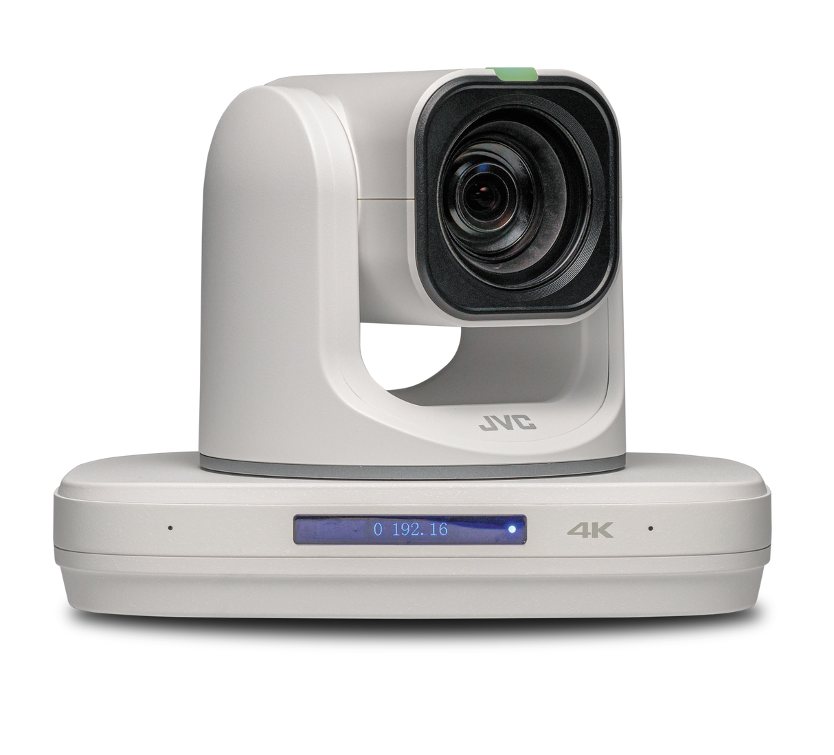 JVC KY-PZ510NWU 12x Optical Zoom Ultra Wide Angle 4K60P NDI/HEVC Auto-Tracking PTZ Camera with 3G-SDI/HDMI/USB/IP Output (White)