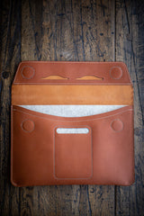 Padded Leather EDC Laptop Sleeve