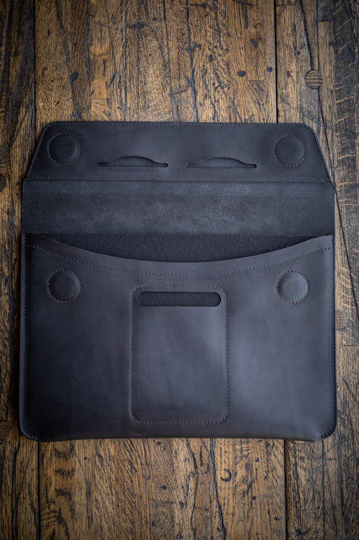 Padded Leather EDC Laptop Sleeve