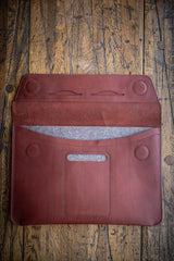 Padded Leather EDC Laptop Sleeve