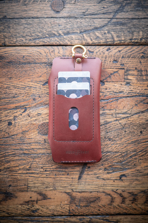 Leather EDC iPhone Wallet