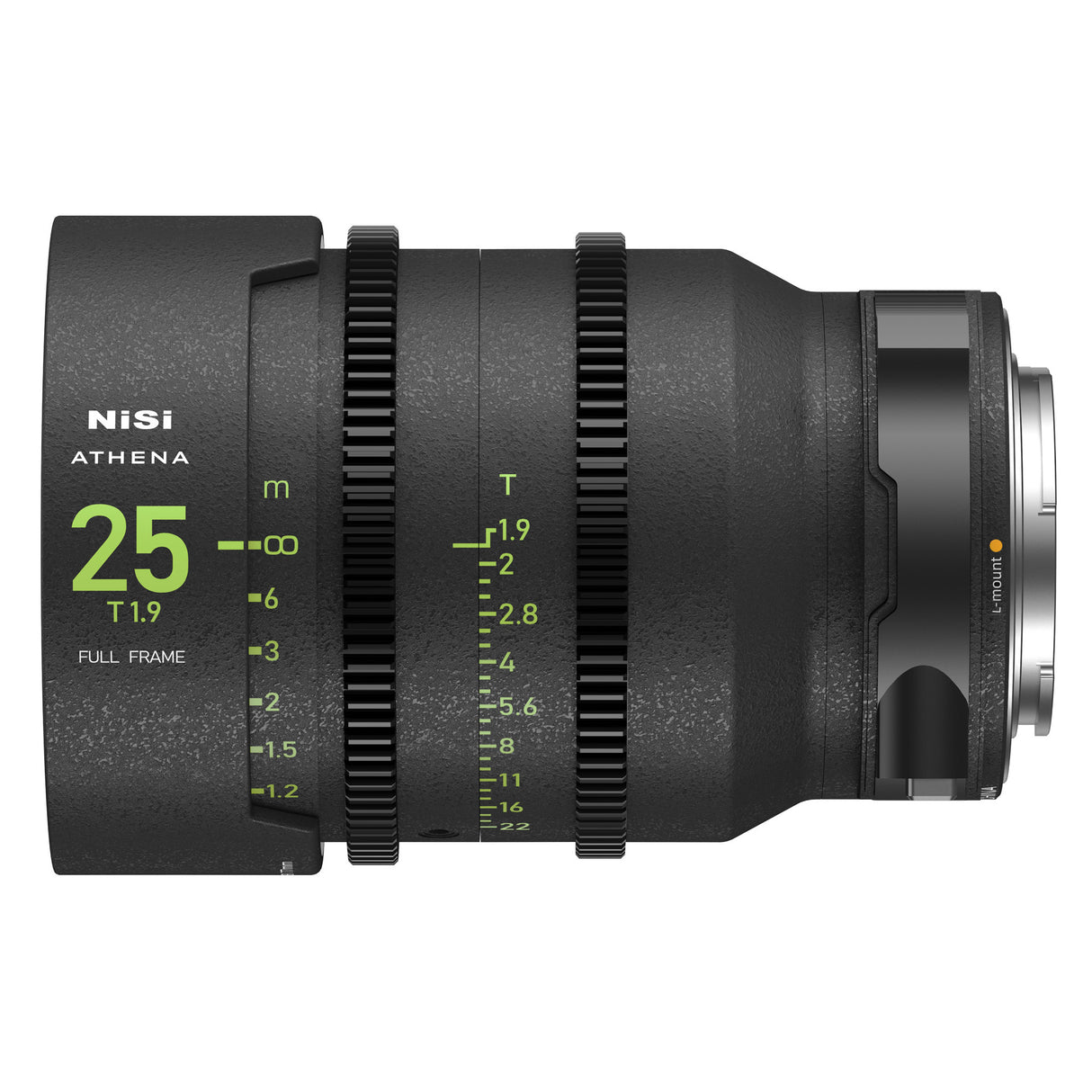 NiSi 25mm ATHENA PRIME Full Frame Cinema Lens T1.9 (L Mount)