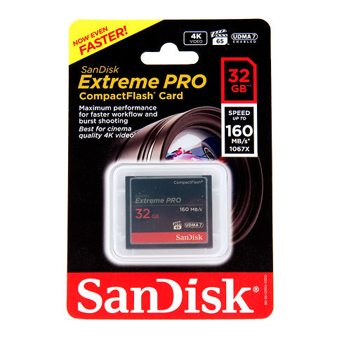 Sandisk 32GB Extreme Pro CompactFlash Card