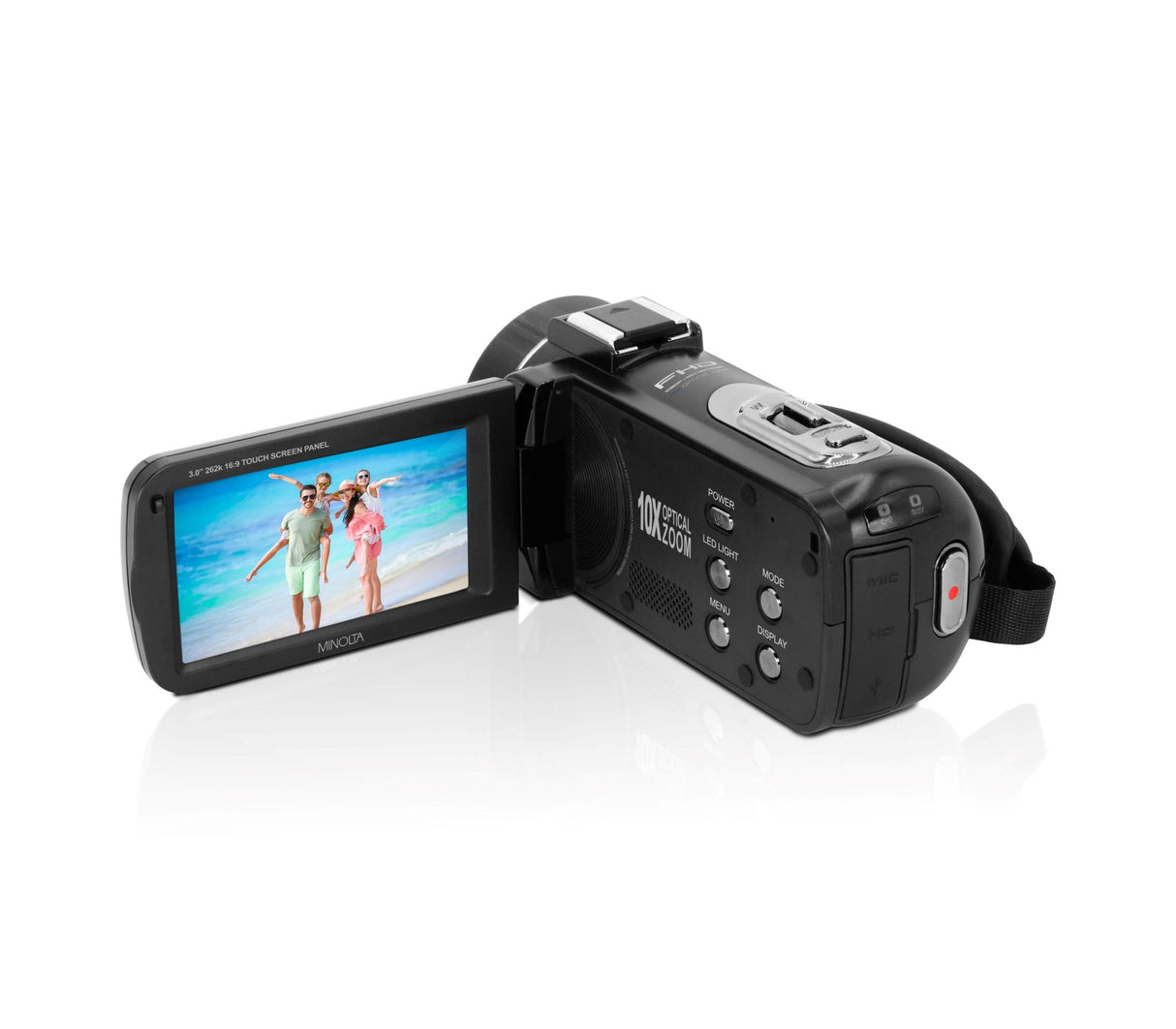 MN100HDZ 1080P HD Camcorder w/10x Optical Zoom