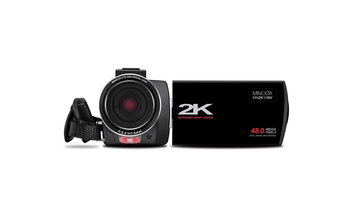 MN2K10NV 2.7K Quad HD / 48MP IR Night Vision Camcorder