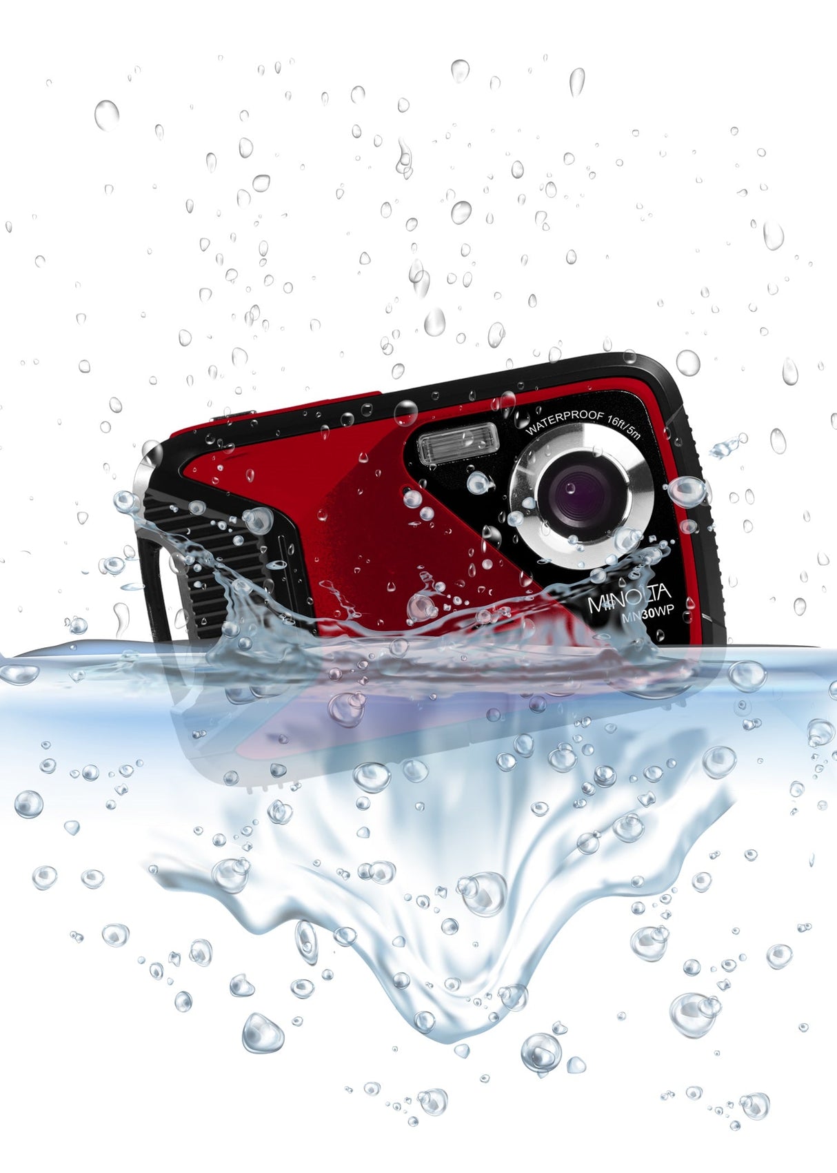 MN30WP 21MP / 1080P HD Waterproof Digital Camera