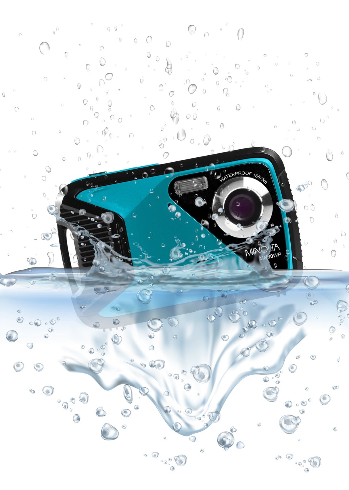 MN30WP 21MP / 1080P HD Waterproof Digital Camera