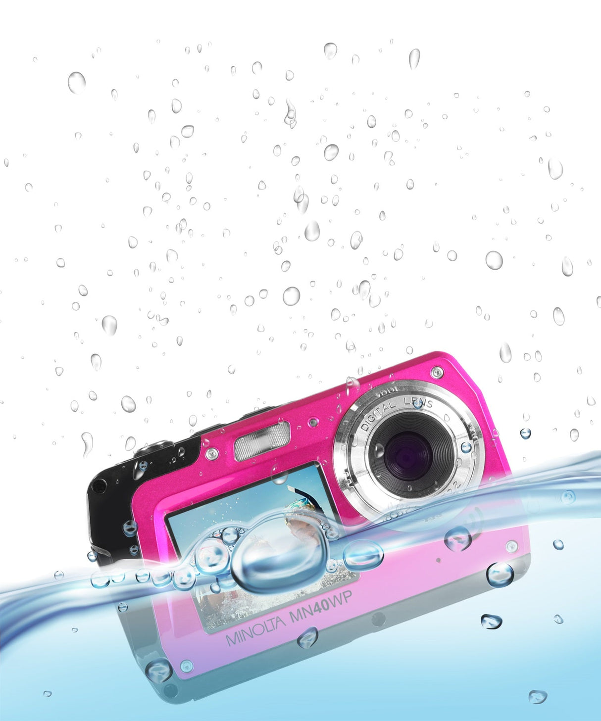 MN40WP 48MP / 2.7K Quad HD Dual Screen Waterproof Camera