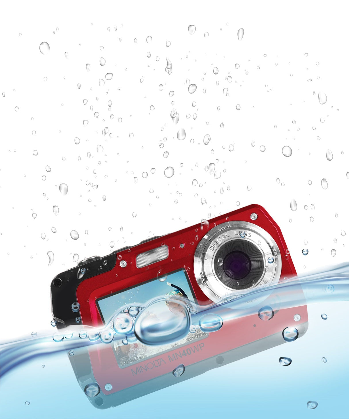 MN40WP 48MP / 2.7K Quad HD Dual Screen Waterproof Camera