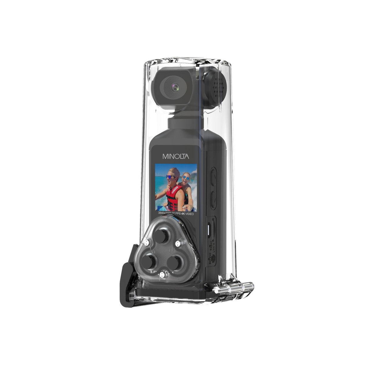 MN4KP1 4K Ultra HD Pocket Camcorder with WiFi & Waterproof Housing