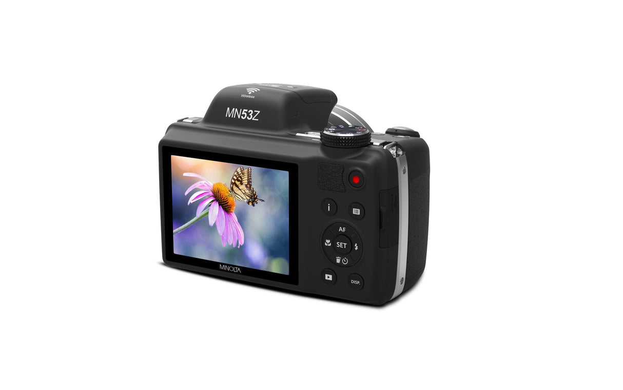 MN53Z 16MP / 1080p HD 53X Optical Zoom Wi-Fi Bridge Camera