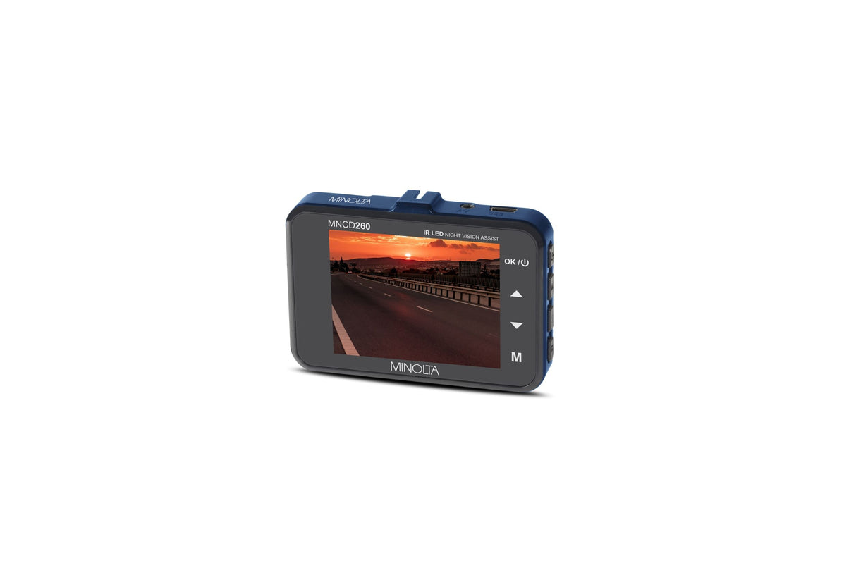 MNCD260 1080p Full HD Infrared Night Vision Dash Camera w/2.2" LCD Monitor