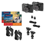 MNCD260V 1080p Full HD Infrared Night Vision Dash Camera w/2.2" LCD Monitor - 2 Pack