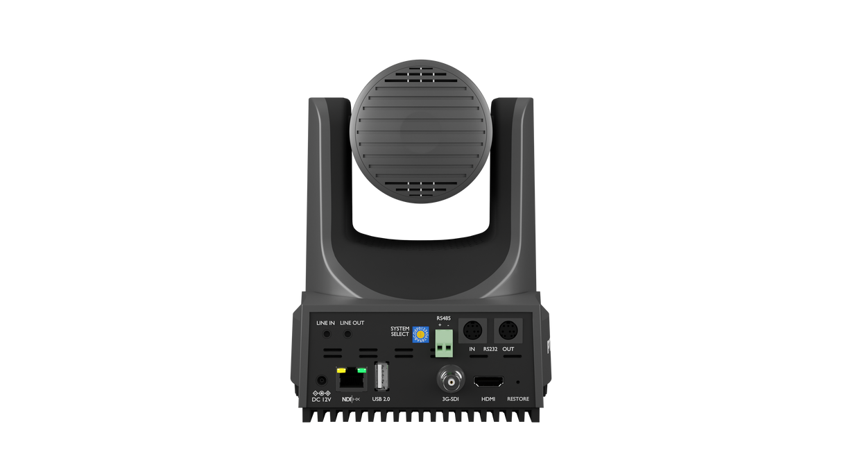 PTZOptics Move 4K 12X NDI|HX PTZ Camera - Gray