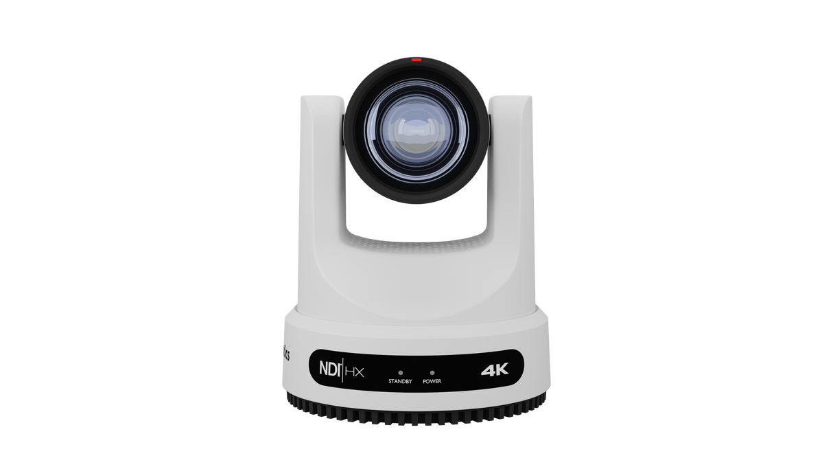 PTZOptics Move 4K 12X NDI|HX PTZ Camera- White