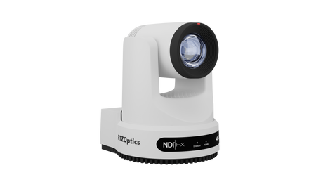 PTZOptics Move 4K 20X NDI|HX PTZ Camera- White