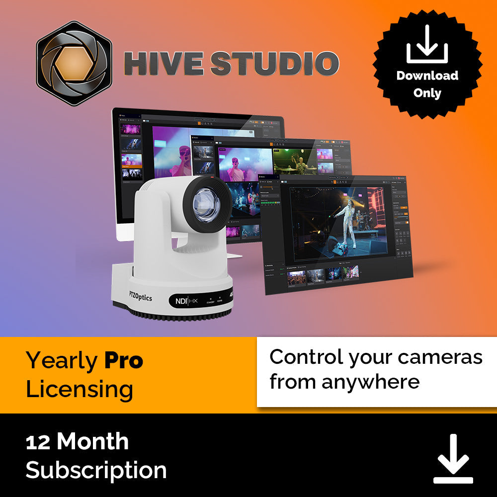 PTZOptics Hive Studio Pro 12-Month License