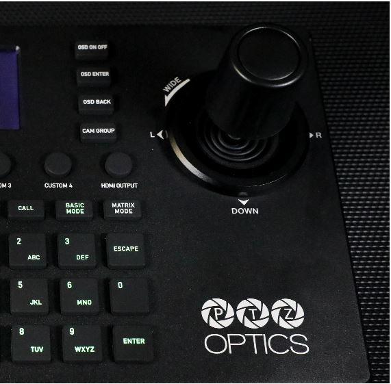 PTZOptics Superjoy IP & Serial PTZ Camera Joystick Controller