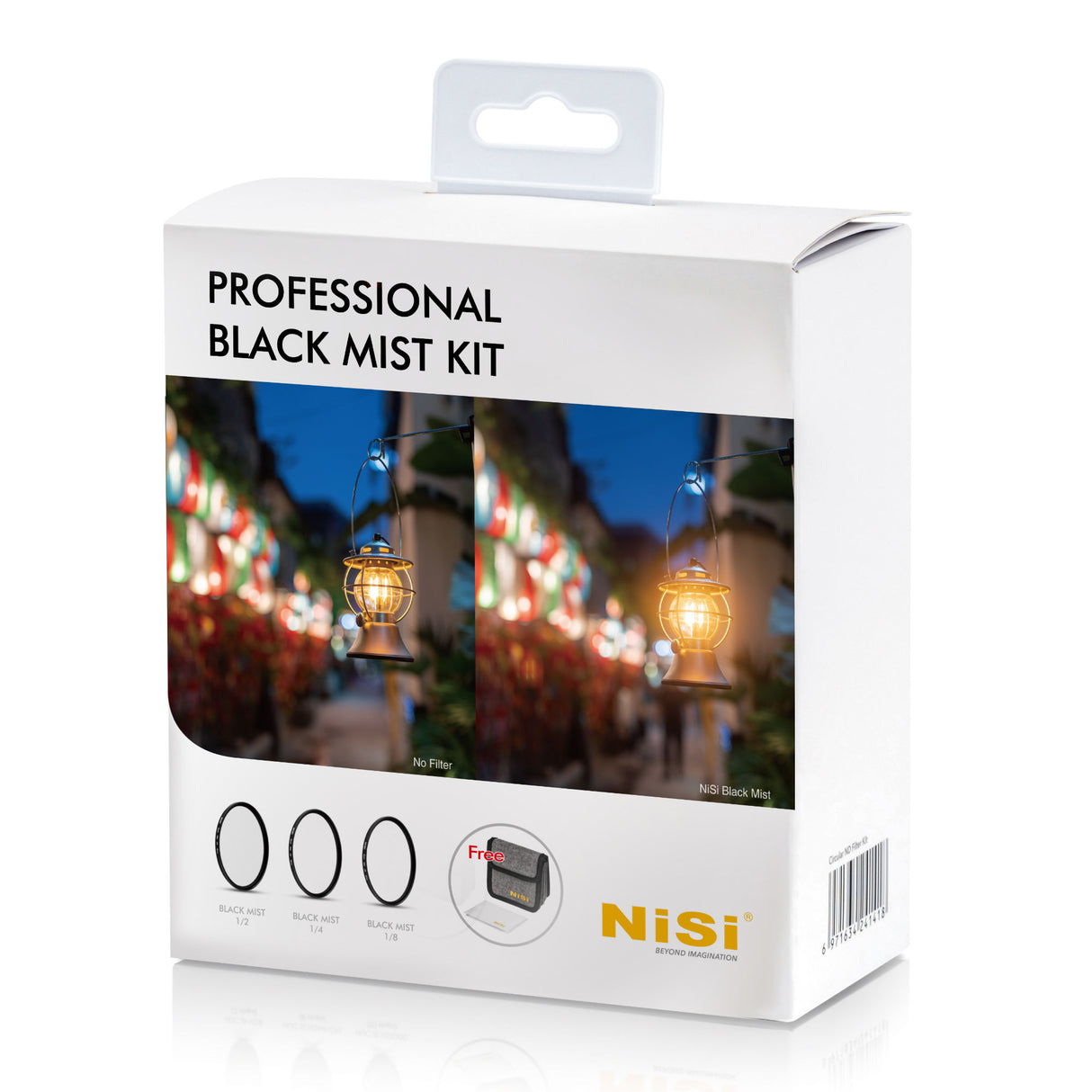 NiSi 58mm Professional Black Mist Kit with 1/2, 1/4, 1/8 and Case