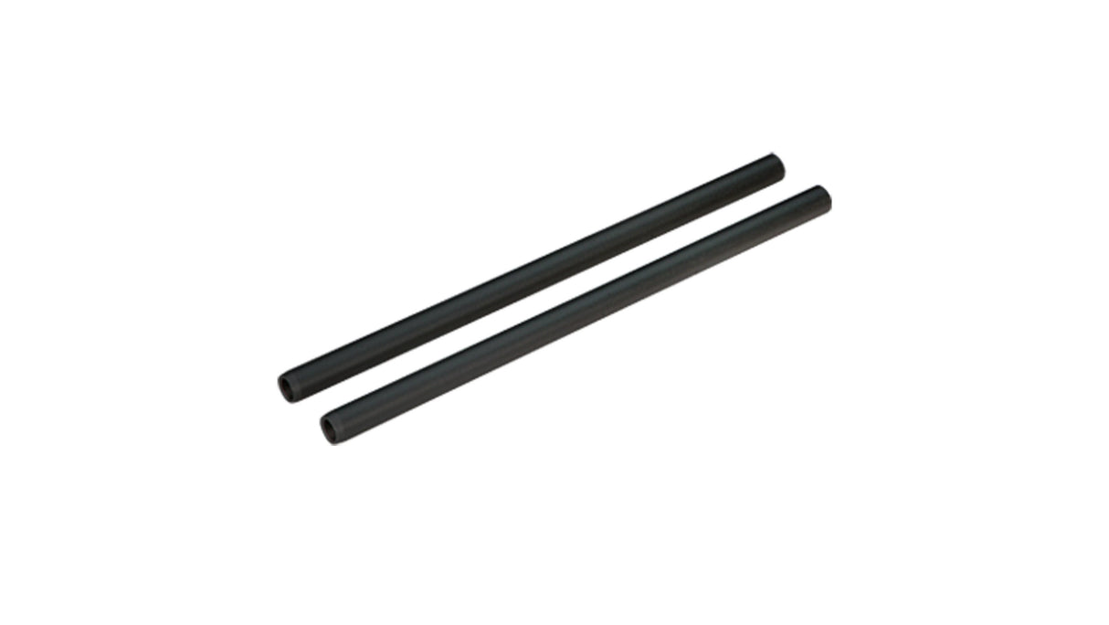 2 x 15mm Aluminum Rod – 200mm Black