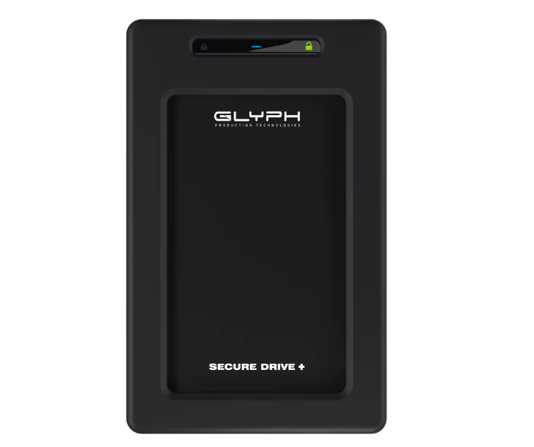 Glyph 2TB SecureDrive+ Professional Encrypted Rugged Mobile Hard Drive with Bluetooth